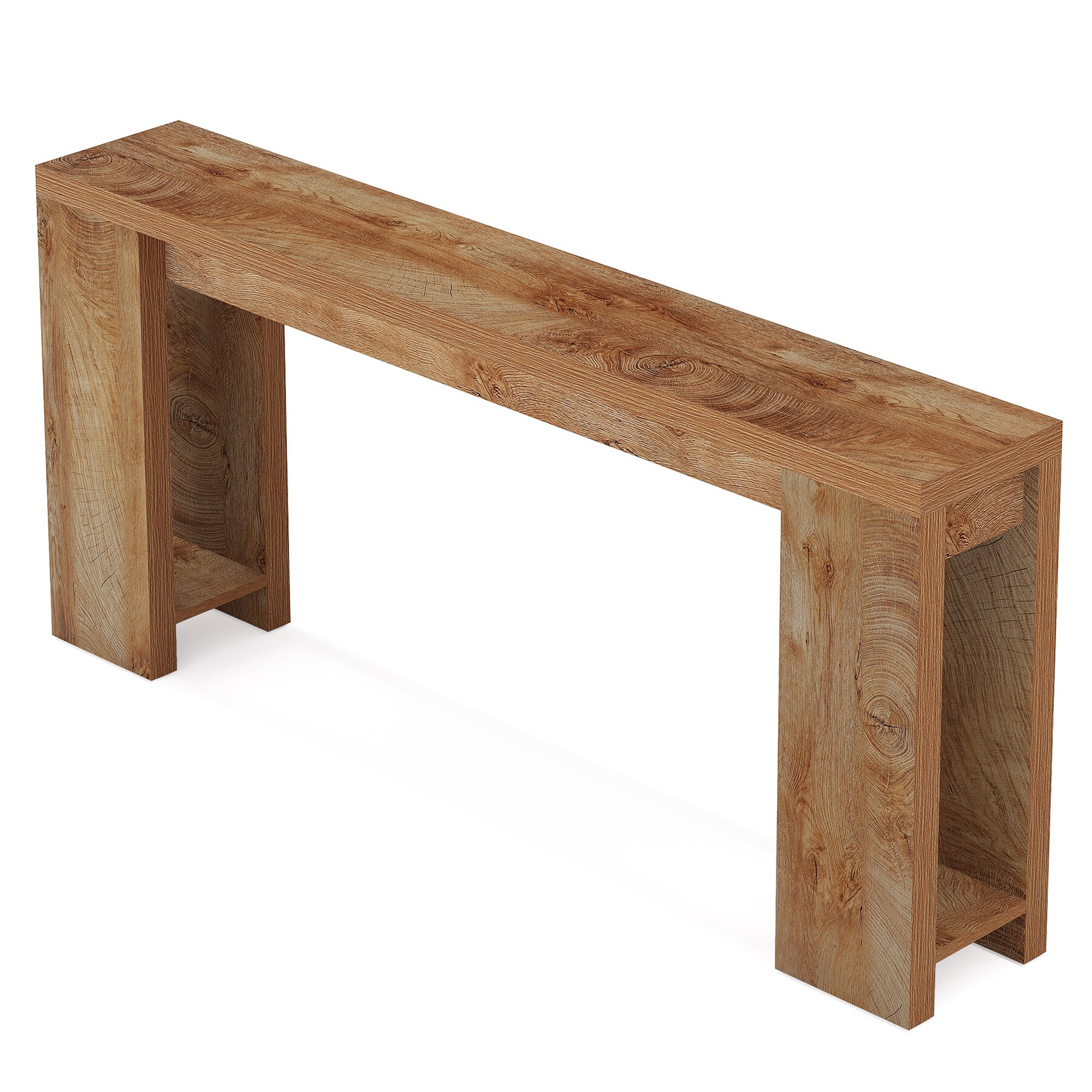 Wood Console Table, Farmhouse Sofa Table Entryway Table_voghion.com
